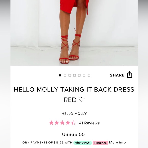 Hellomolly open back dress - Picture 3 of 5